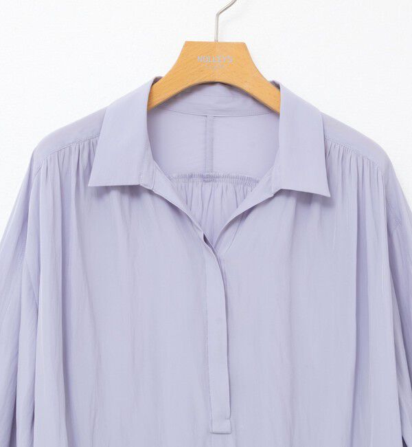 NOLLEY'S sophi「ウォッシャブル割繊プルオーバーシャツ」|シャツ・ブラウス|
