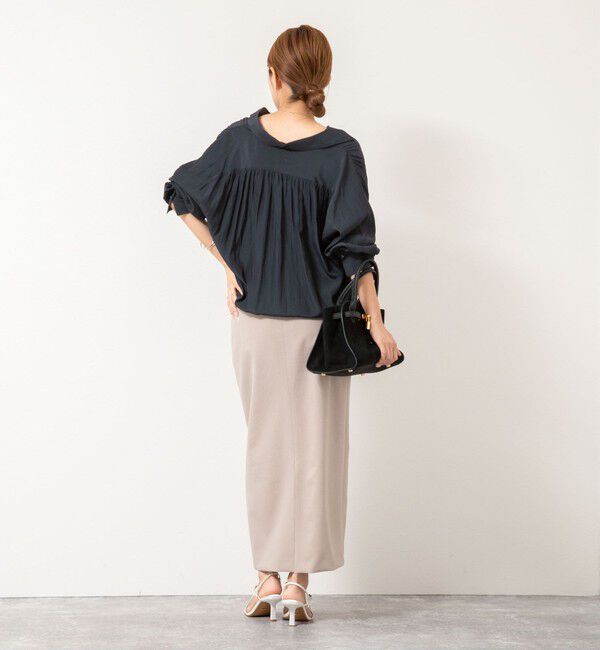 NOLLEY'S sophi「ウォッシャブル割繊プルオーバーシャツ」|シャツ・ブラウス|