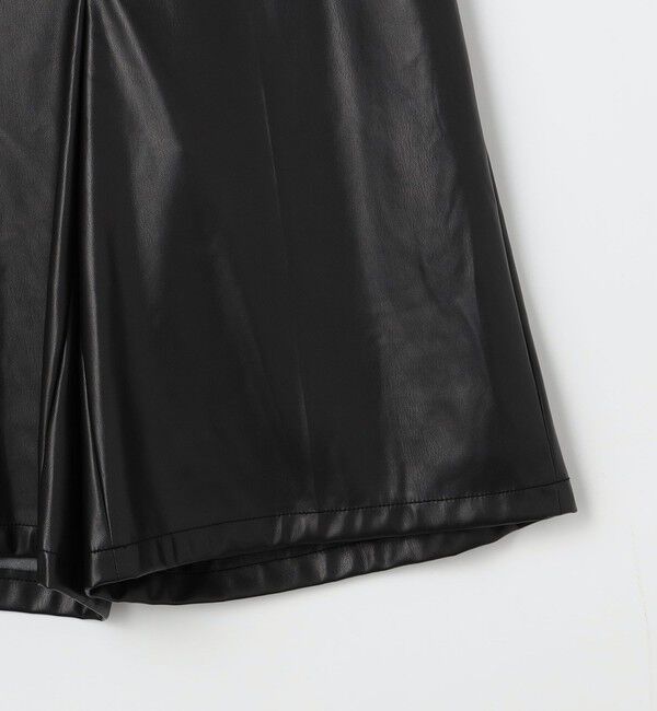 NOLLEY'S sophi「《セットアップ対応》ウォッシャブルフェイクレザーハーフパンツ」|その他|