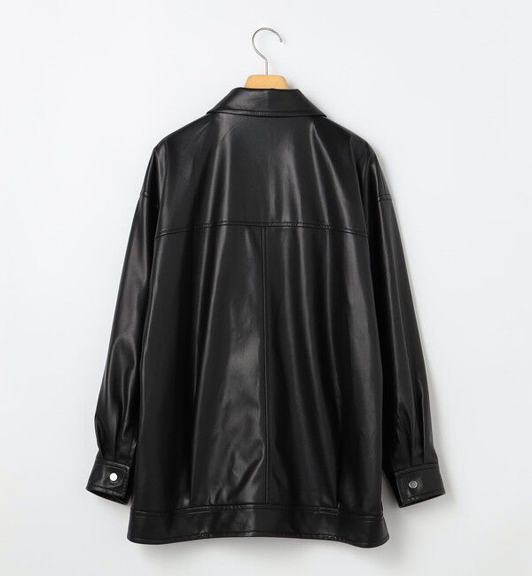 NOLLEY'S sophi「《セットアップ対応》ウォッシャブルフェイクレザーブルゾン」|ブルゾン・スタジャン|