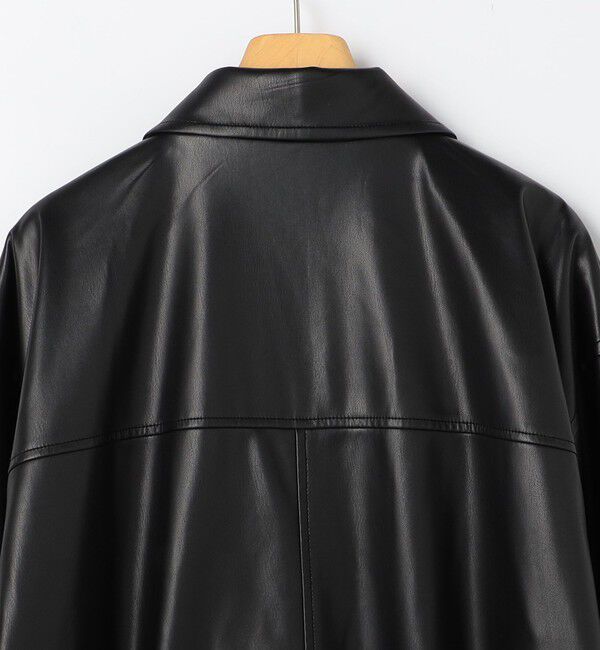 NOLLEY'S sophi「《セットアップ対応》ウォッシャブルフェイクレザーブルゾン」|ブルゾン・スタジャン|