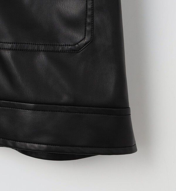 NOLLEY'S sophi「《セットアップ対応》ウォッシャブルフェイクレザーブルゾン」|ブルゾン・スタジャン|