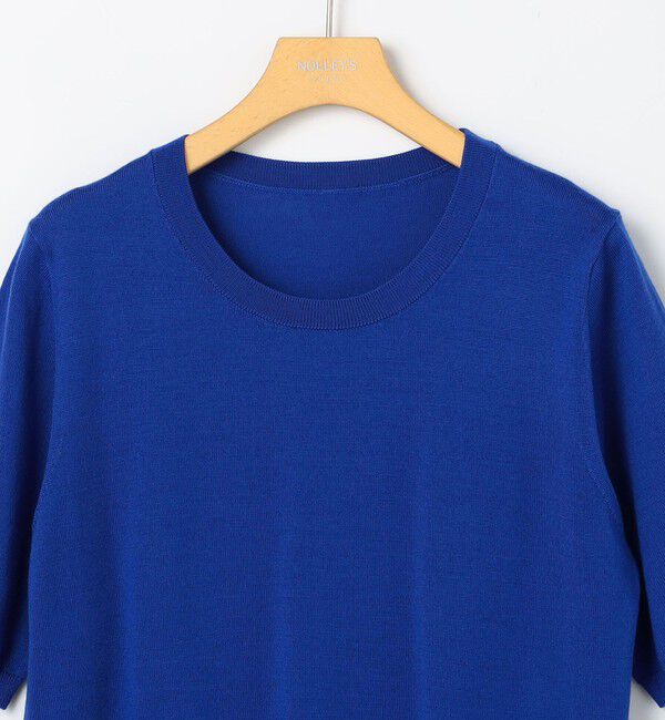 NOLLEY'S sophi「《アンサンブル対応》《手洗い可能》ウール100％5分袖プルオーバーニット」|ニット・セーター|