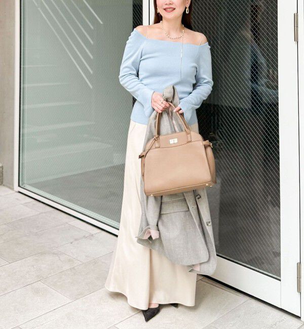 NOLLEY'S sophi「【WEB限定カラーあり】総針スクエアネックプルオーバーニット」|ニット・セーター|