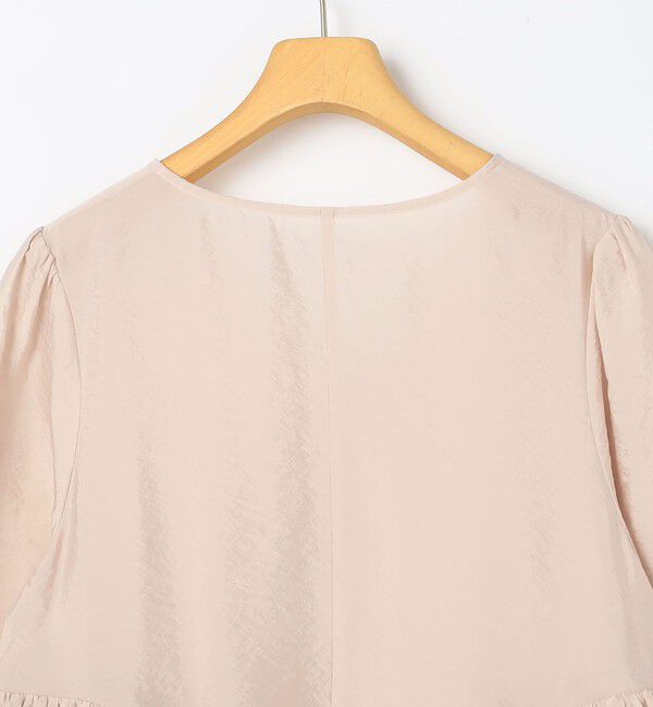 NOLLEY'S sophi「ウォッシャブルオーガンジーティアードブラウス」|シャツ・ブラウス|