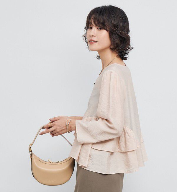 NOLLEY'S sophi「ウォッシャブルオーガンジーティアードブラウス」|シャツ・ブラウス|