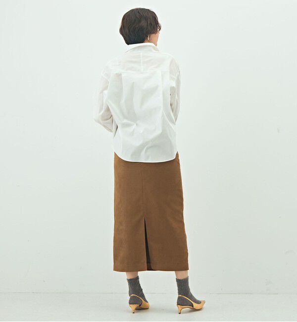 NOLLEY'S sophi「ウォッシャブルブロードメタル釦スキッパーシャツ」|シャツ・ブラウス|