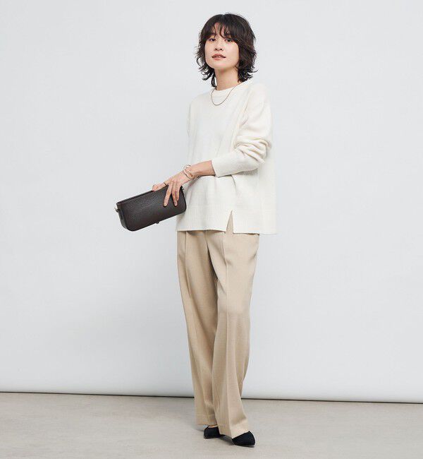 NOLLEY'S「5Gノアリスクルーネックプルオーバーニット」|ニット・セーター|