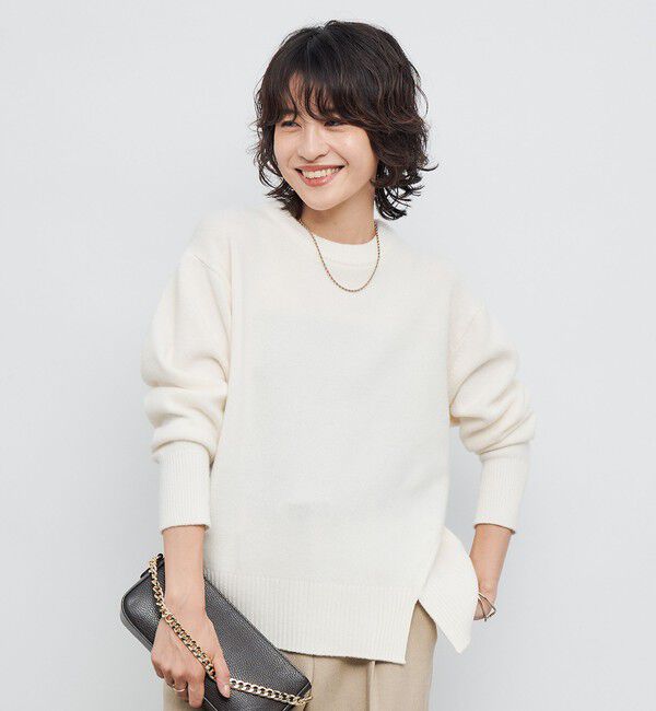 NOLLEY'S「5Gノアリスクルーネックプルオーバーニット」|ニット・セーター|