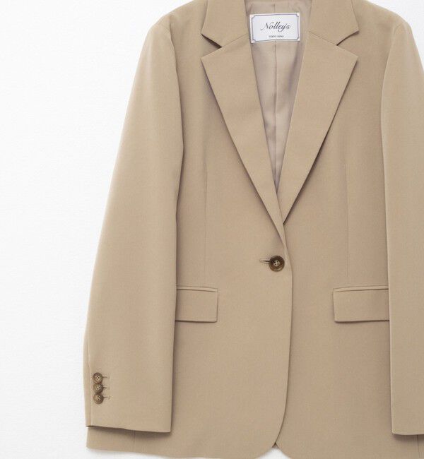 NOLLEY'S「《セットアップ対応》ウォッシャブルストレッチギャバテーラードジャケット」|テーラードジャケット|