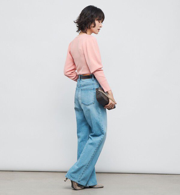 NOLLEY'S「《手洗い可能》リブパフスリーブプルオーバーニット」|ニット・セーター|