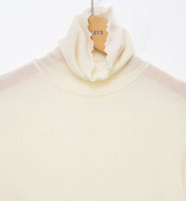 NOLLEY'S「MY STANDARD ウォッシャブルリブタートルネック」|Tシャツ・カットソー|