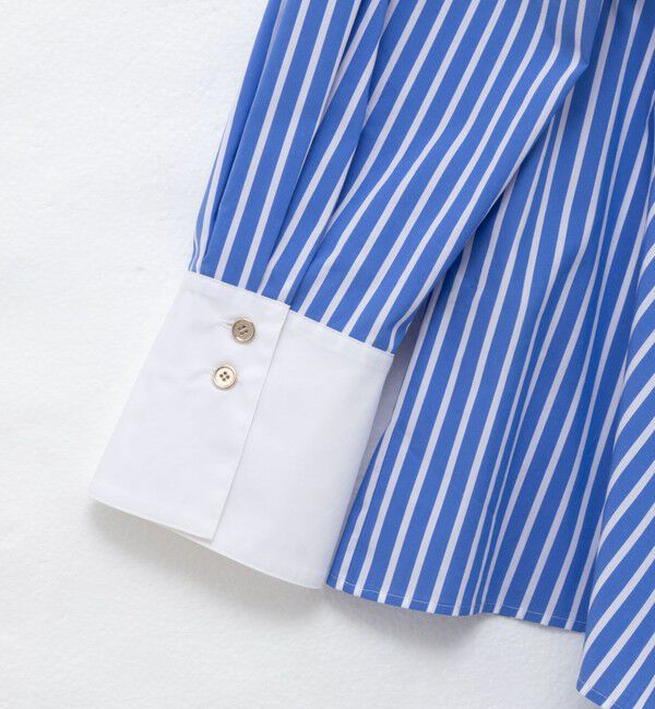 NOLLEY'S sophi「ウォッシャブルハンカチーフヘムシャツ」|シャツ・ブラウス|