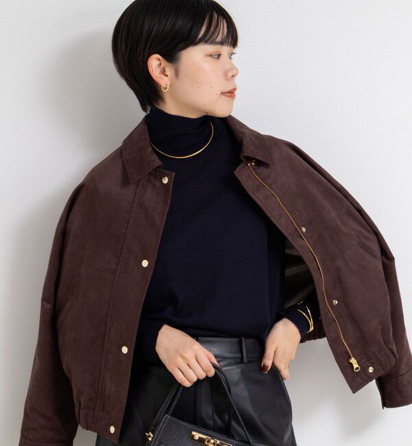 NOLLEY'S sophi「《手洗い可能》18Gウール100%ハイネックプルオーバー」|ニット・セーター|