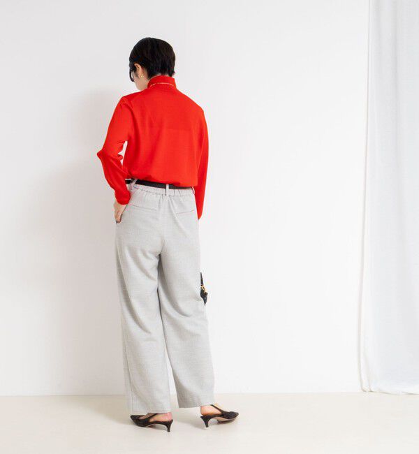 NOLLEY'S sophi「《手洗い可能》18Gウール100%ハイネックプルオーバー」|ニット・セーター|