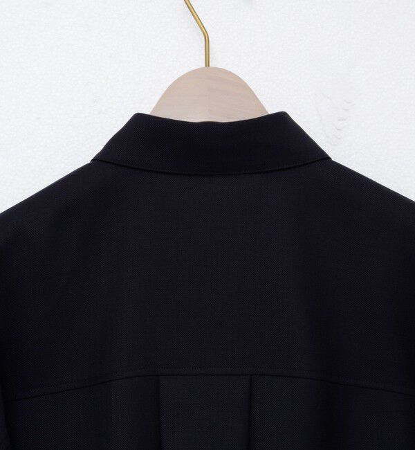 NOLLEY'S sophi「ウォッシャブルウール混ビエラショートシャツ」|シャツ・ブラウス|