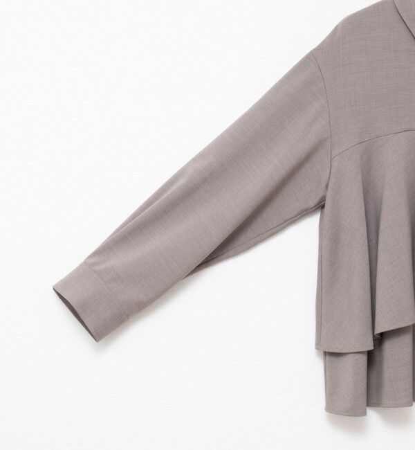 NOLLEY'S「【一部WEB限定色アイテム】ウォッシャブルフリルプルオーバーブラウス」|シャツ・ブラウス|