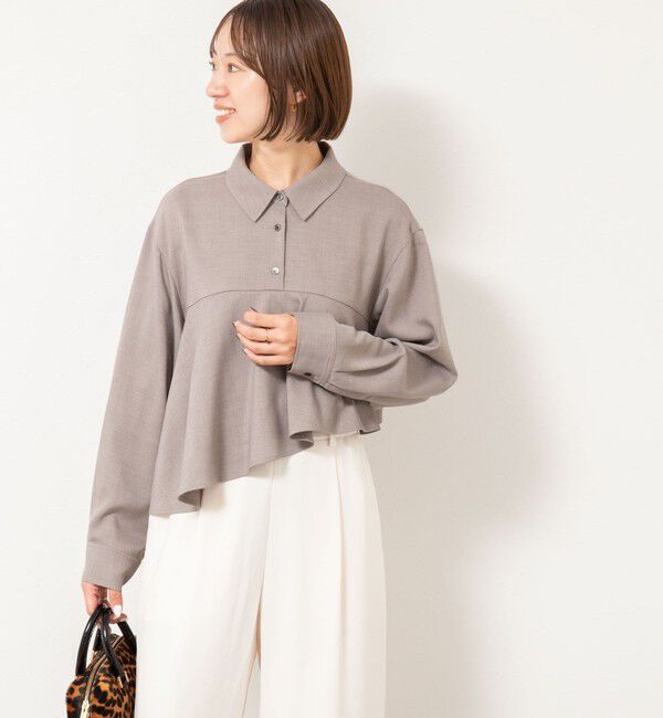 NOLLEY'S「【一部WEB限定色アイテム】ウォッシャブルフリルプルオーバーブラウス」|シャツ・ブラウス|