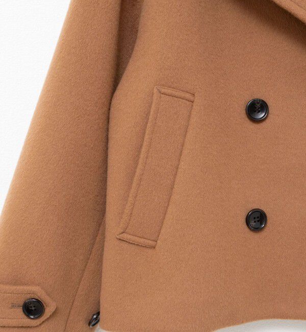 NOLLEY'S「ウールカシミヤダブルブレストコート」|ピーコート|