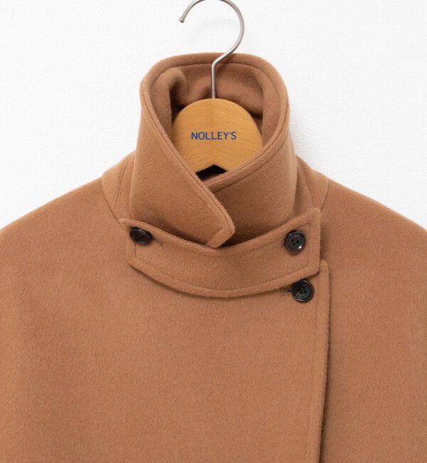 NOLLEY'S「ウールカシミヤダブルブレストコート」|ピーコート|