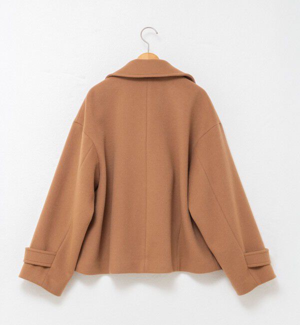 NOLLEY'S「ウールカシミヤダブルブレストコート」|ピーコート|