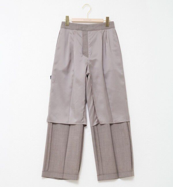 NOLLEY'S sophi「《セットアップ対応》ウォッシャブルサイロトロピカルワイドパンツ」|その他|