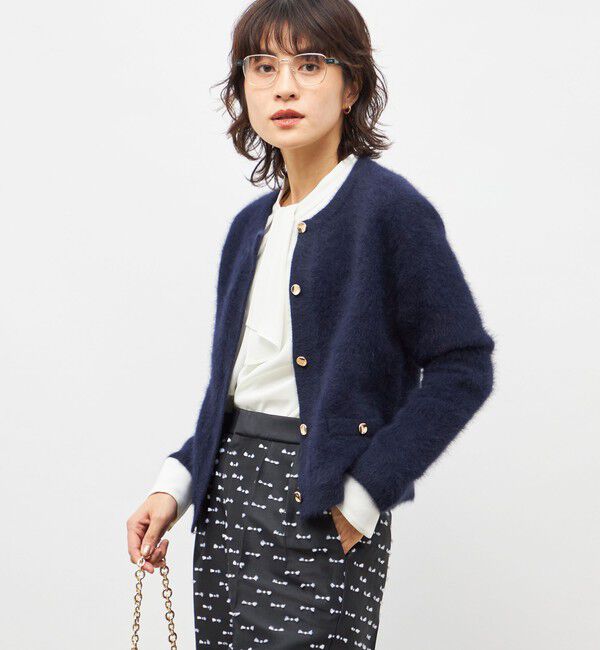 NOLLEY'S「ウォッシャブルストレッチジョーゼットボウタイ風ブラウス」|シャツ・ブラウス|