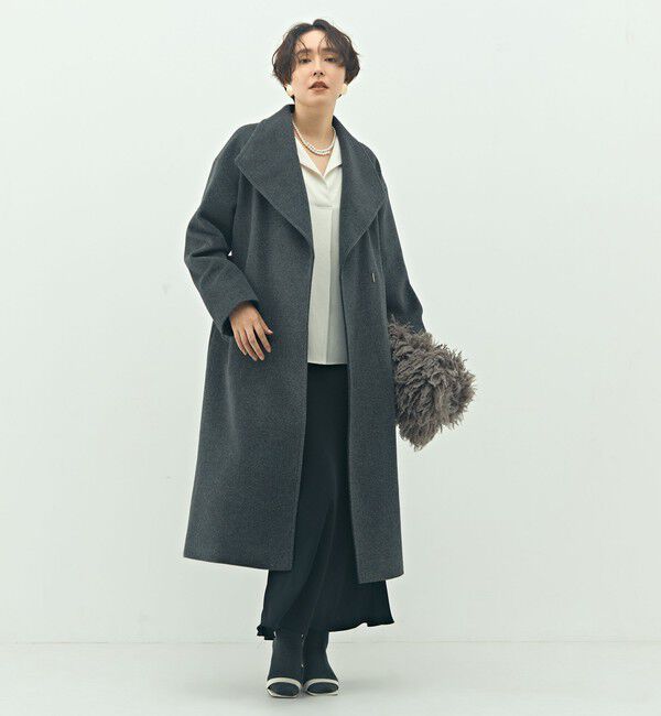 NOLLEY'S sophi「【一部WEB限定色】アンゴラビーバーベルテッドロングコート」|その他|