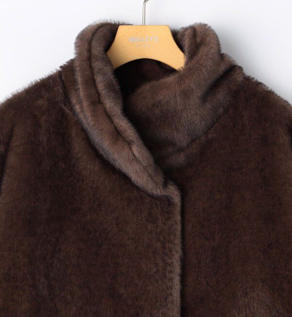 NOLLEY'S sophi「ECOPELフェイクファーショートコート」|その他|