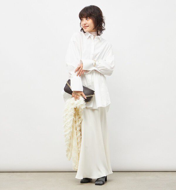 NOLLEY'S sophi「ウォッシャブルマルチWAYビッグシャツ」|シャツ・ブラウス|