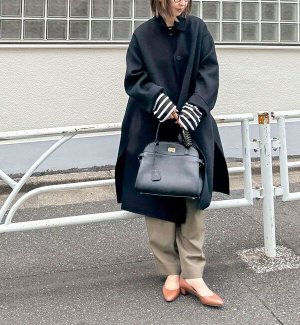 NOLLEY'S sophi「SUPER140リバーステンカラーコート」|ステンカラーコート|