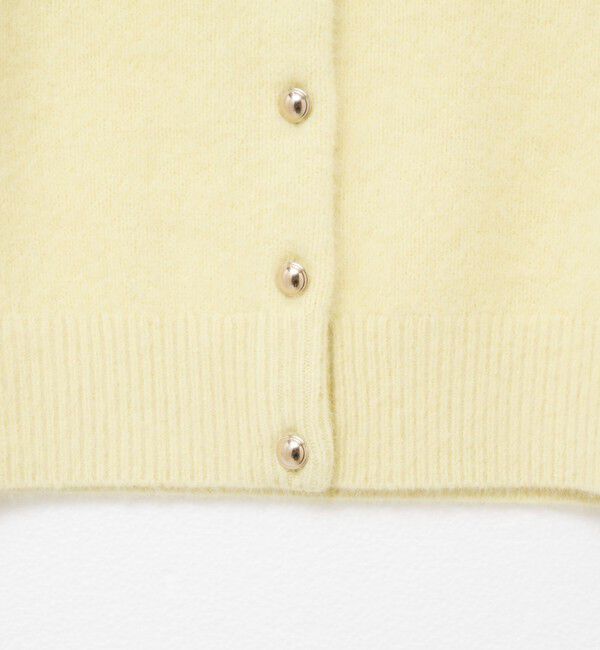 NOLLEY'S sophi「ヘアリーメタル釦クルーネックカーディガン」|カーディガン|