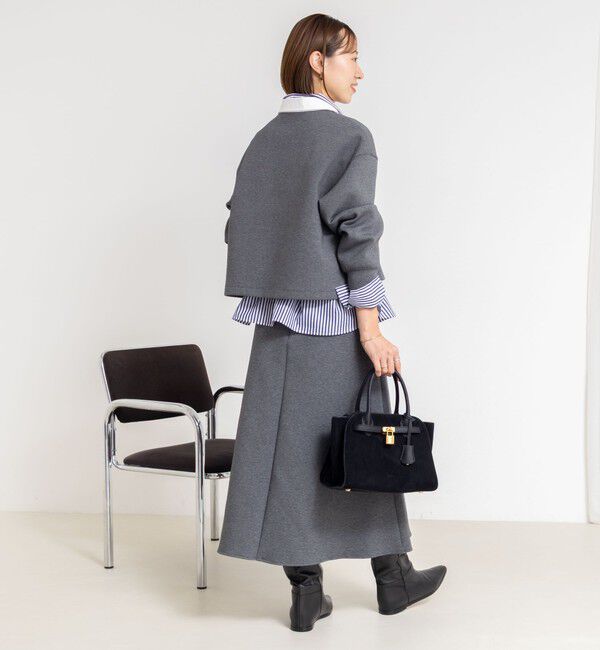 NOLLEY'S sophi「《セットアップ対応》ウォッシャブルポロ衿ダンボールカットソープルオーバー」|Tシャツ・カットソー|