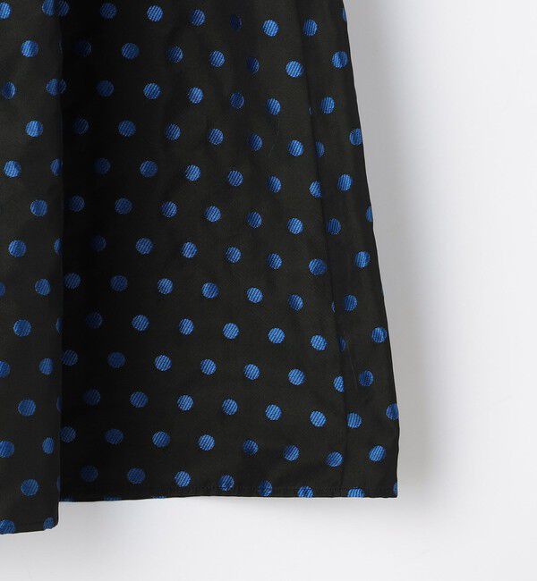 NOLLEY'S「ウォッシャブルドットジャガードタックフレアスカート」|スカート|