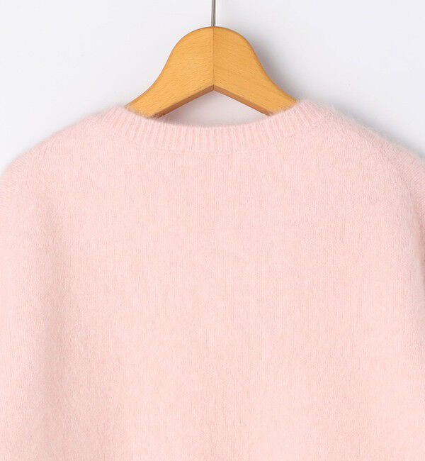 NOLLEY'S「《手洗い可能》ヘアリーストレッチVネックプルオーバーニット」|ニット・セーター|