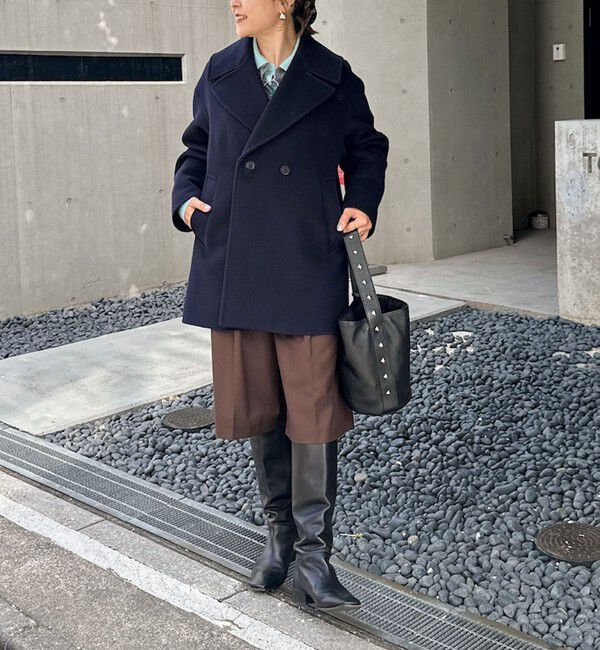 NOLLEY'S「【一部WEB限定アイテム】SP140リバーコート起毛メルトン仕上げ」|その他|