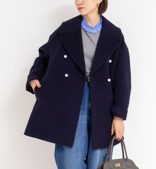 NOLLEY'S「【一部WEB限定アイテム】SP140リバーコート起毛メルトン仕上げ」|その他|