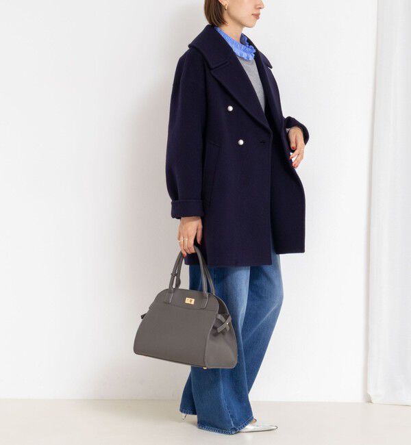 NOLLEY'S「【一部WEB限定アイテム】SP140リバーコート起毛メルトン仕上げ」|その他|