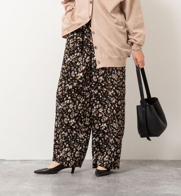 NOLLEY'S「ウォッシャブルレオパードプリントパンツ」|その他|