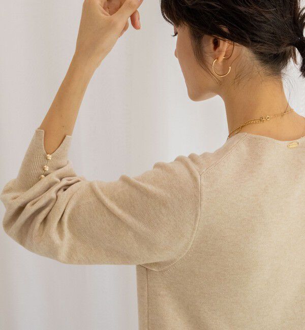 NOLLEY'S sophi「◇【WEB限定】ウォッシャブルラメ総針Vネックコクーンワンピース」|ワンピース|