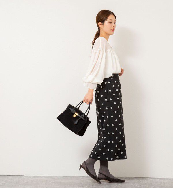 NOLLEY'S「ウォッシャブル楊柳ギャザーブラウス」|シャツ・ブラウス|