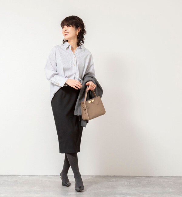 NOLLEY'S sophi「《セットアップ対応》ウォッシャブルウール調タイトスカート」|タイト|