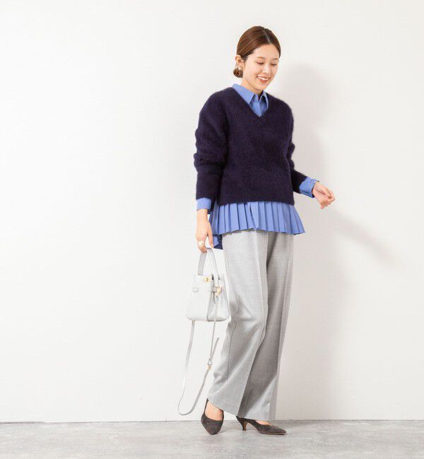 NOLLEY'S「ウォッシャブル切替プリーツブラウス」|シャツ・ブラウス|