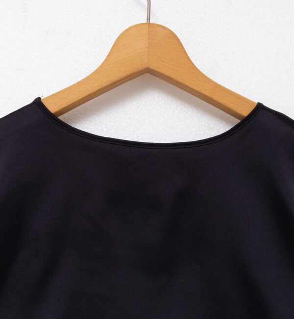 NOLLEY'S「ウォッシャブル裾レース2WAYオトナサテンブラウス」|シャツ・ブラウス|