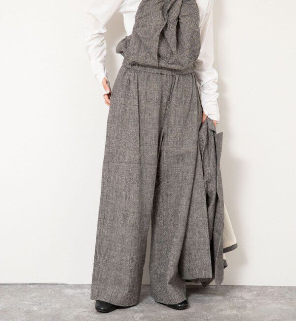 NOLLEY'S「【enrica/エンリカ】グレンチェックサロペットパンツ」|オールインワン|