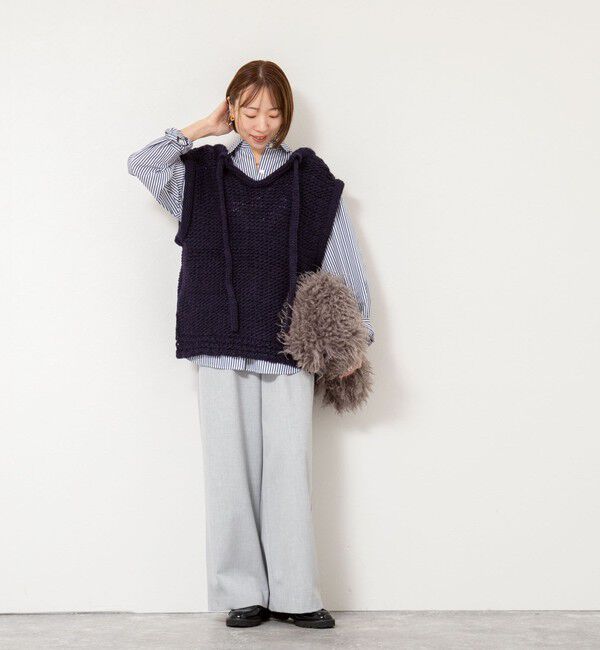 NOLLEY'S「【enrica/エンリカ】ソフトタッチニットトップス」|ベスト・ジレ|