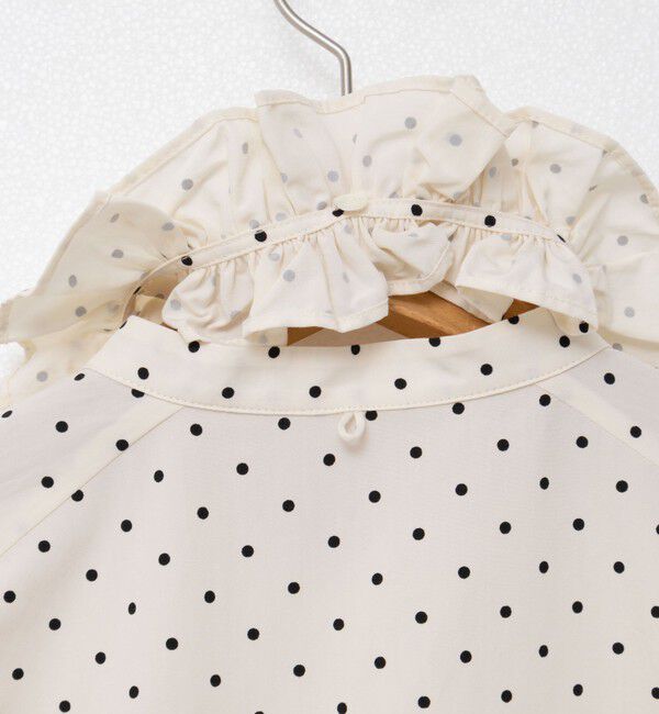 NOLLEY'S「ウォッシャブル襟フリルブラウス」|シャツ・ブラウス|