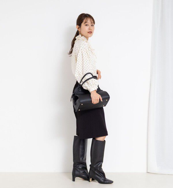 NOLLEY'S「ウォッシャブル襟フリルブラウス」|シャツ・ブラウス|