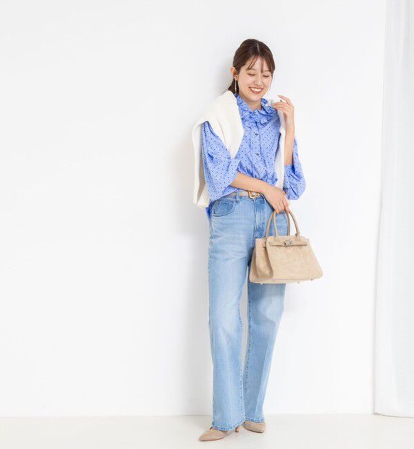 NOLLEY'S「ウォッシャブル襟フリルブラウス」|シャツ・ブラウス|