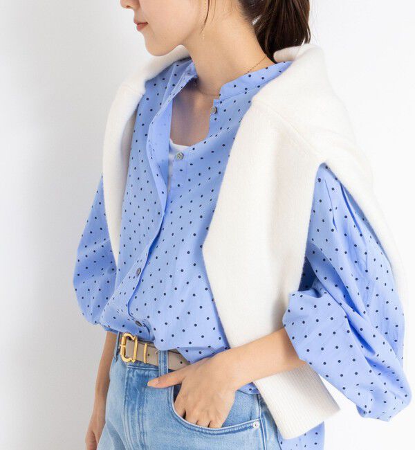 NOLLEY'S「ウォッシャブル襟フリルブラウス」|シャツ・ブラウス|